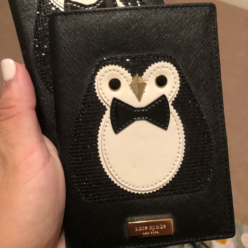 Kate spade penguin set of passport holders